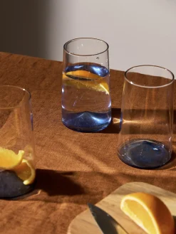 Set di 4 bicchieri da long drink in vetro soffiato borosilicato Hadley