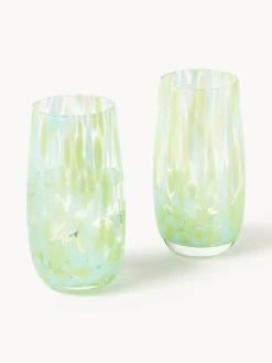 Set di 4 bicchieri da long drink fatti a mano Yava