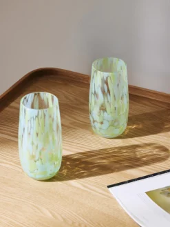 Set di 4 bicchieri da long drink fatti a mano Yava