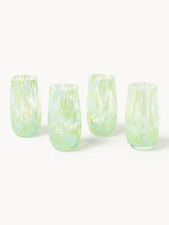 Set di 4 bicchieri da long drink fatti a mano Yava