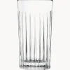Set di 4 bicchieri da long drink in cristallo con motivo in rilievo Bichiera