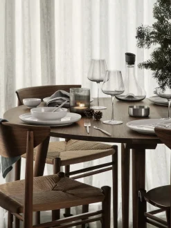 Set di 2 bicchieri da vino rosso in vetro soffiato Belo