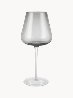 Set di 2 bicchieri da vino rosso in vetro soffiato Belo