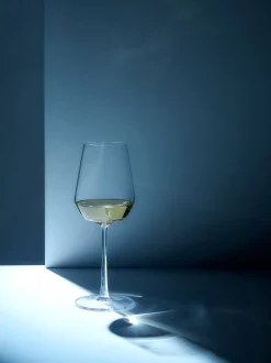 Set di 6 bicchieri da vino bianco in cristallo Celestia