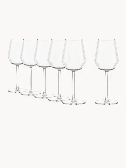 Set di 6 bicchieri da vino bianco in cristallo Celestia