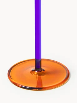 Set di 4 bicchieri da vino rosso in vetro soffiato Karisa