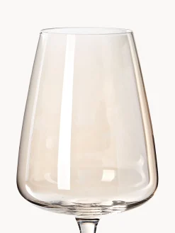 Set di 4 bicchieri da vino bianco in vetro soffiato Ellery