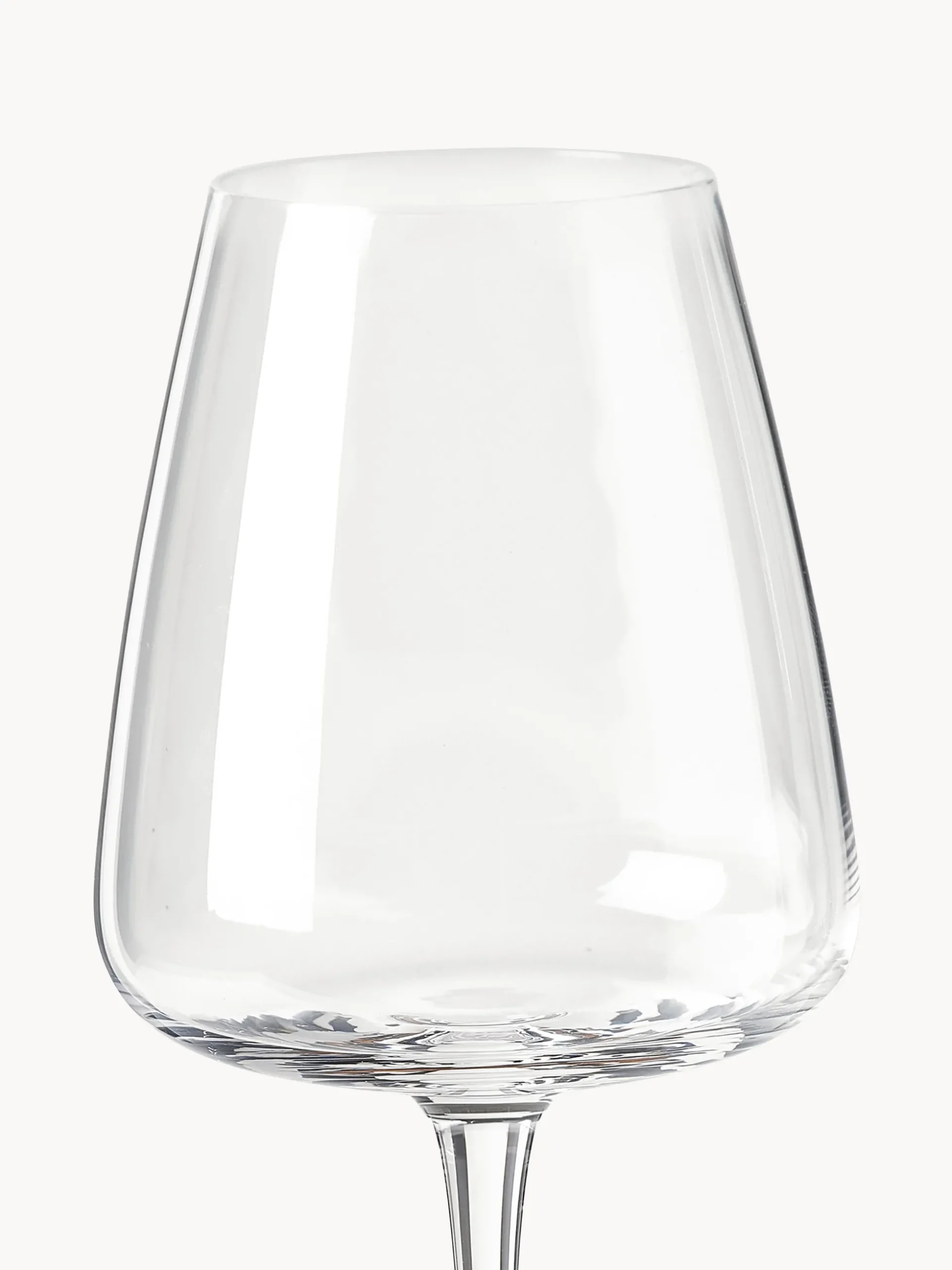 Set di 4 bicchieri da vino rosso in vetro soffiato Ellery