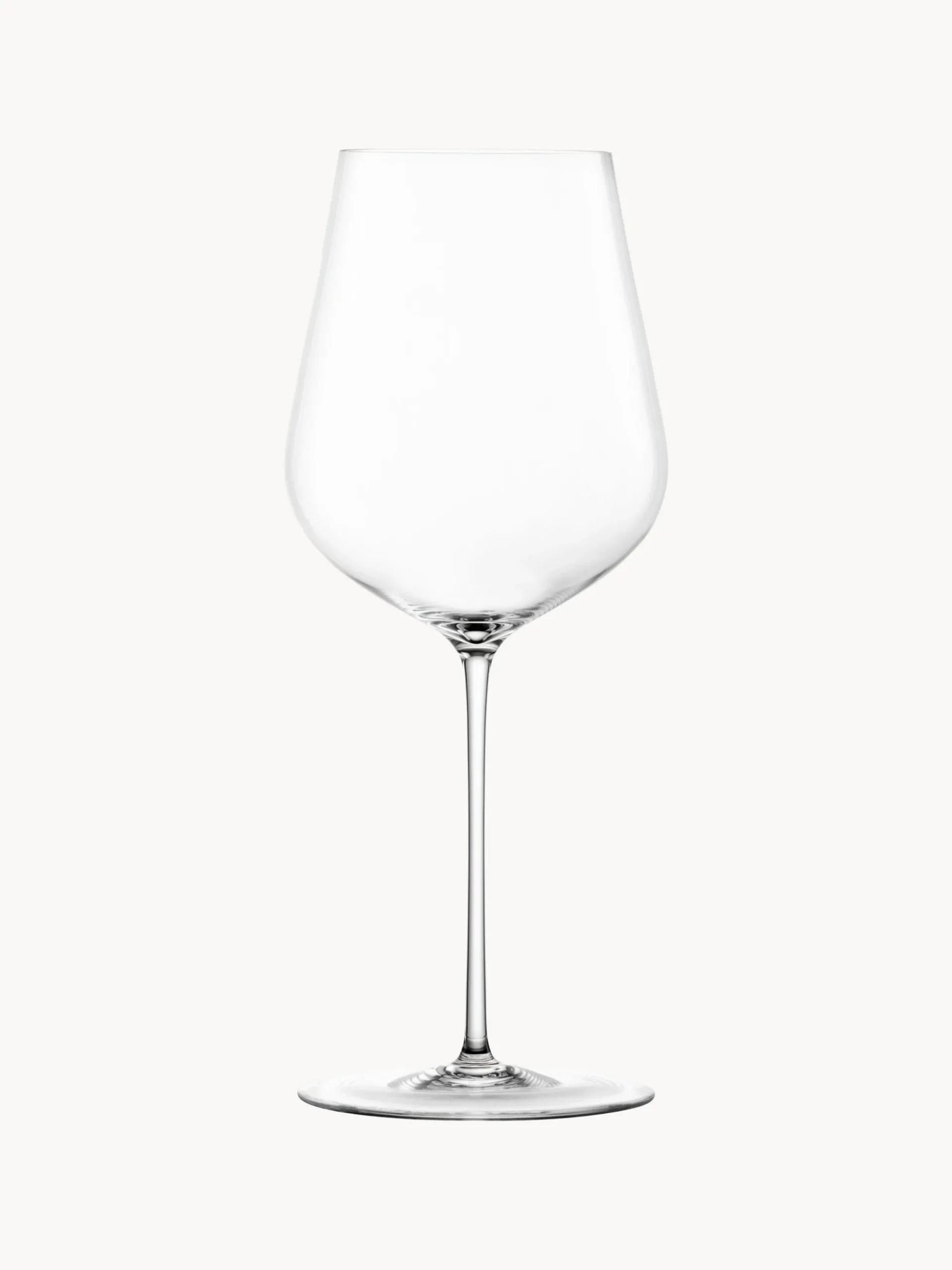 Set di 2 bicchieri da vino rosso in vetro soffiato Kolibri