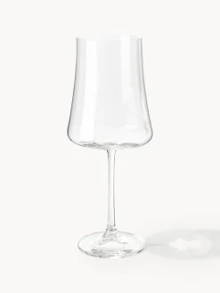 Set di 6 bicchieri da vino rosso in cristallo Gwenda