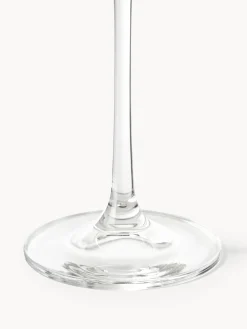 Set di 6 bicchieri da vino rosso in cristallo Gwenda
