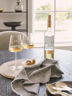 Set di 6 bicchieri da vino bianco in cristallo Power