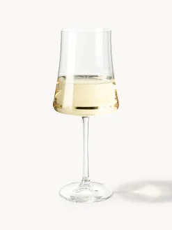 Set di 6 bicchieri da vino bianco in cristallo Gwenda