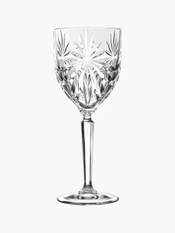 Set di 6 bicchieri da vino bianco in cristallo Oasis