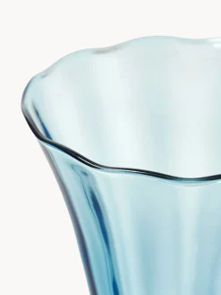 Set di 4 bicchieri da vino in vetro soffiato Tulya
