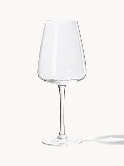 Set di 4 bicchieri da vino bianco in vetro soffiato Ellery