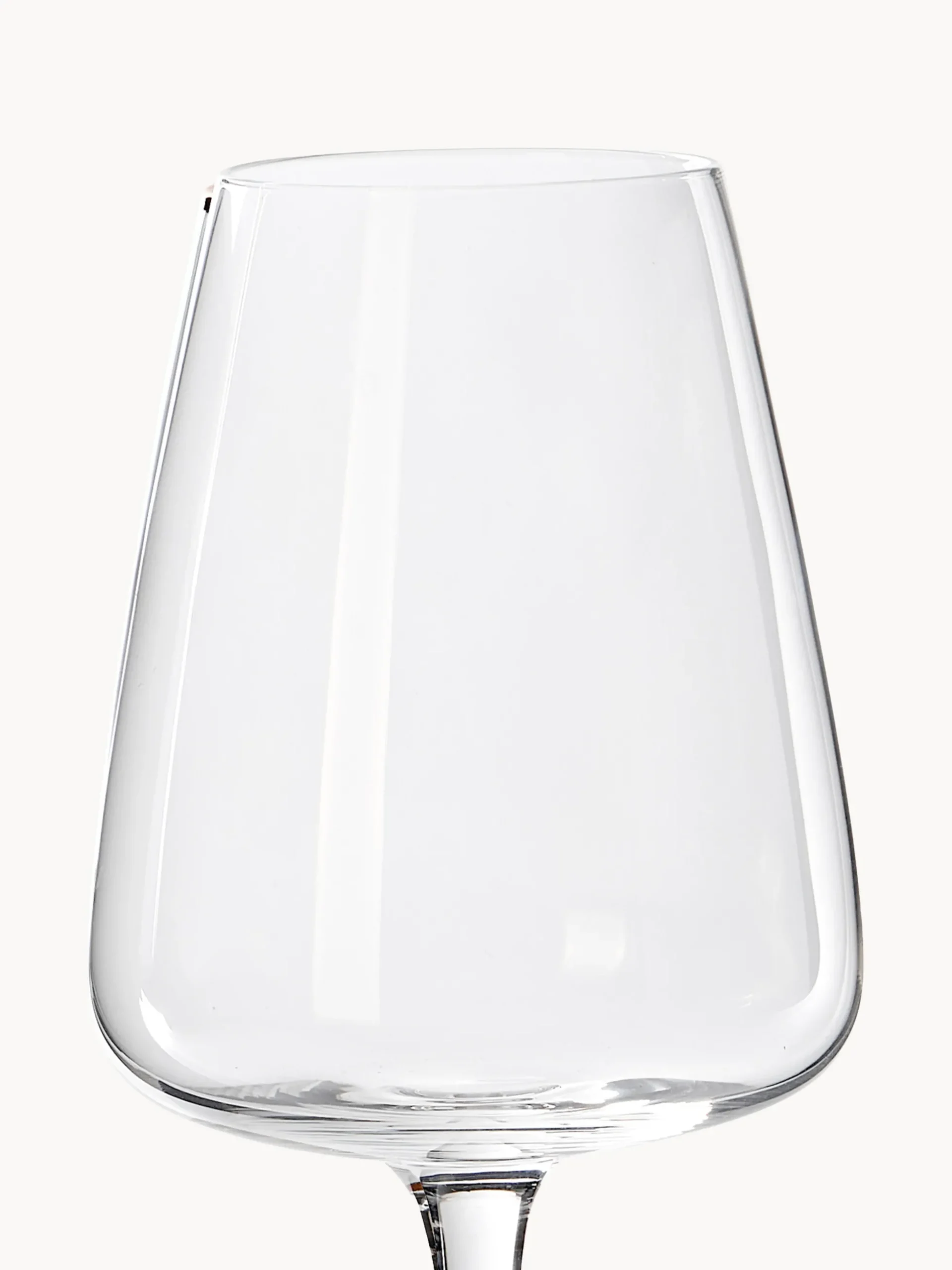 Set di 4 bicchieri da vino bianco in vetro soffiato Ellery