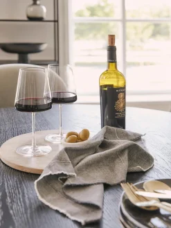 Set di 6 bicchieri da vino rosso in cristallo a forma di cono Power