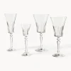 Set di 4 bicchieri da vino bianco in cristallo Alessio