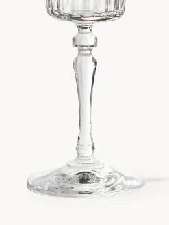 Set di 4 bicchieri da vino bianco in cristallo Alessio