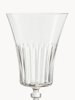 Set di 4 bicchieri da vino bianco in cristallo Alessio