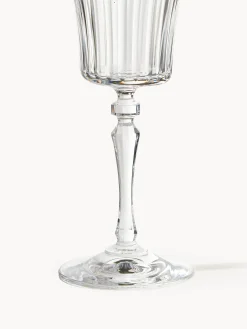 Set di 4 bicchieri da vino rosso in cristallo Alessio