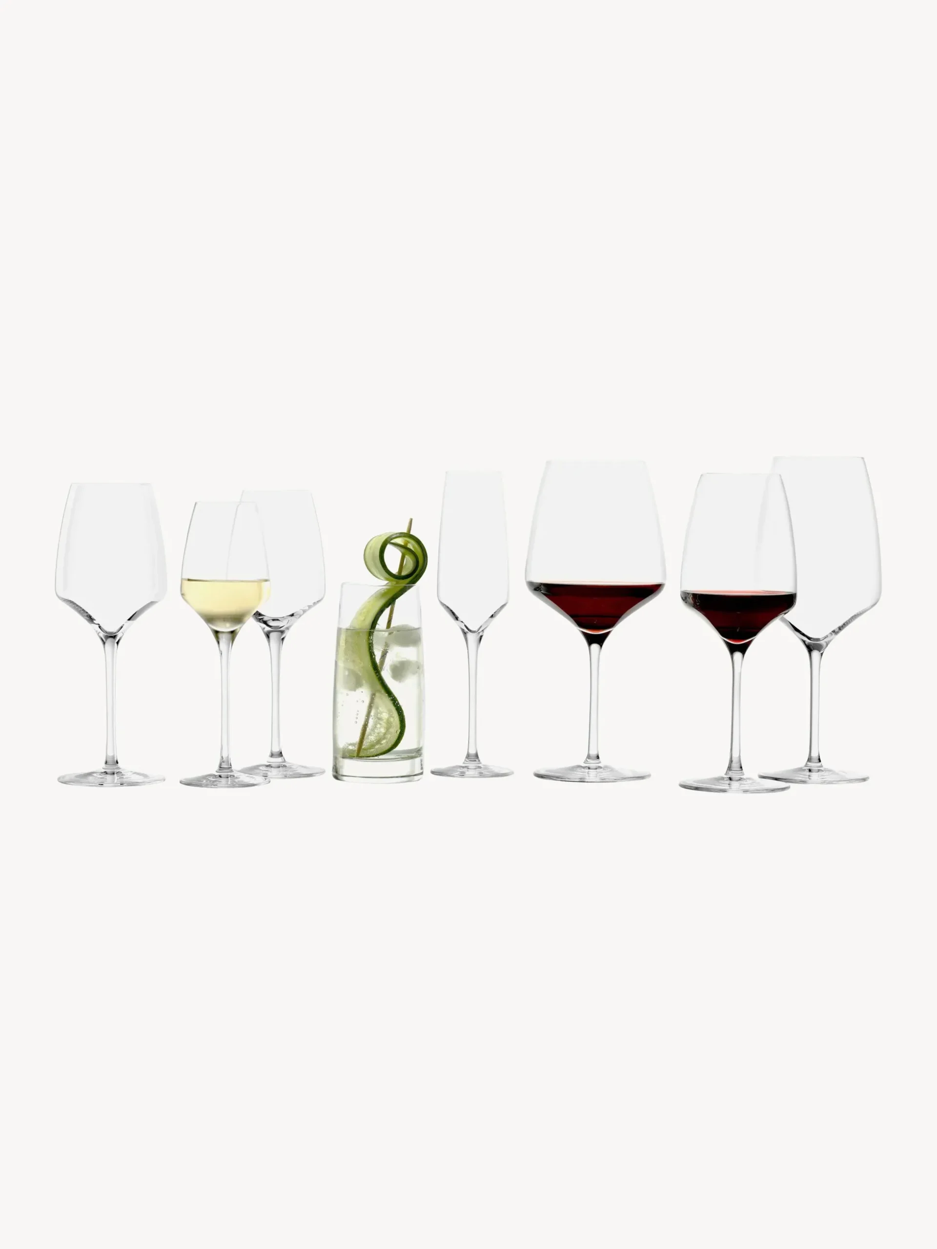 Set di 6 bicchieri da vino bianco in cristallo Experience
