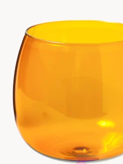 Set di 4 bicchieri da vino rosso in vetro soffiato Karisa