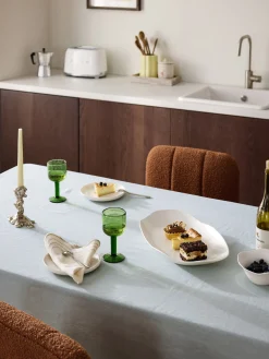 Set di 4 bicchieri da vino in vetro soffiato con bolle d'aria Hippolyte
