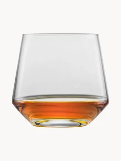 Set di 4 bicchieri da whisky in cristallo Pure
