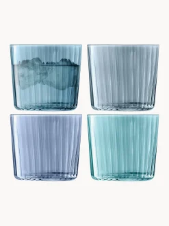 Set di 4 bicchieri dipinti a mano Gems