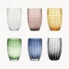 Set di 6 bicchieri fatti a mano in vetro soda-lime Perle