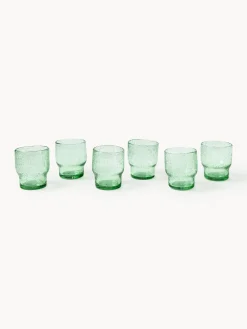 Set di 6 bicchieri fatti a mano Unico