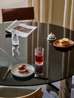 Set di 4 bicchieri highball con motivo in rilievo Bicchi