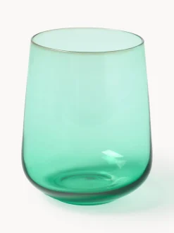 Set di 6 bicchieri in vetro soffiato Goblet