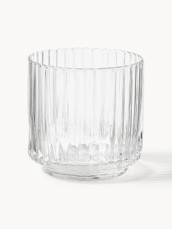 Set di 4 bicchieri in vetro soffiato Aleo