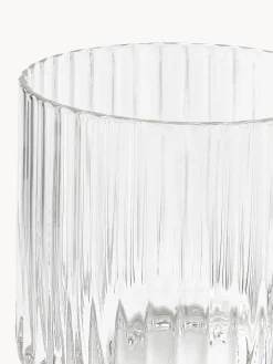 Set di 4 bicchieri in vetro soffiato Aleo