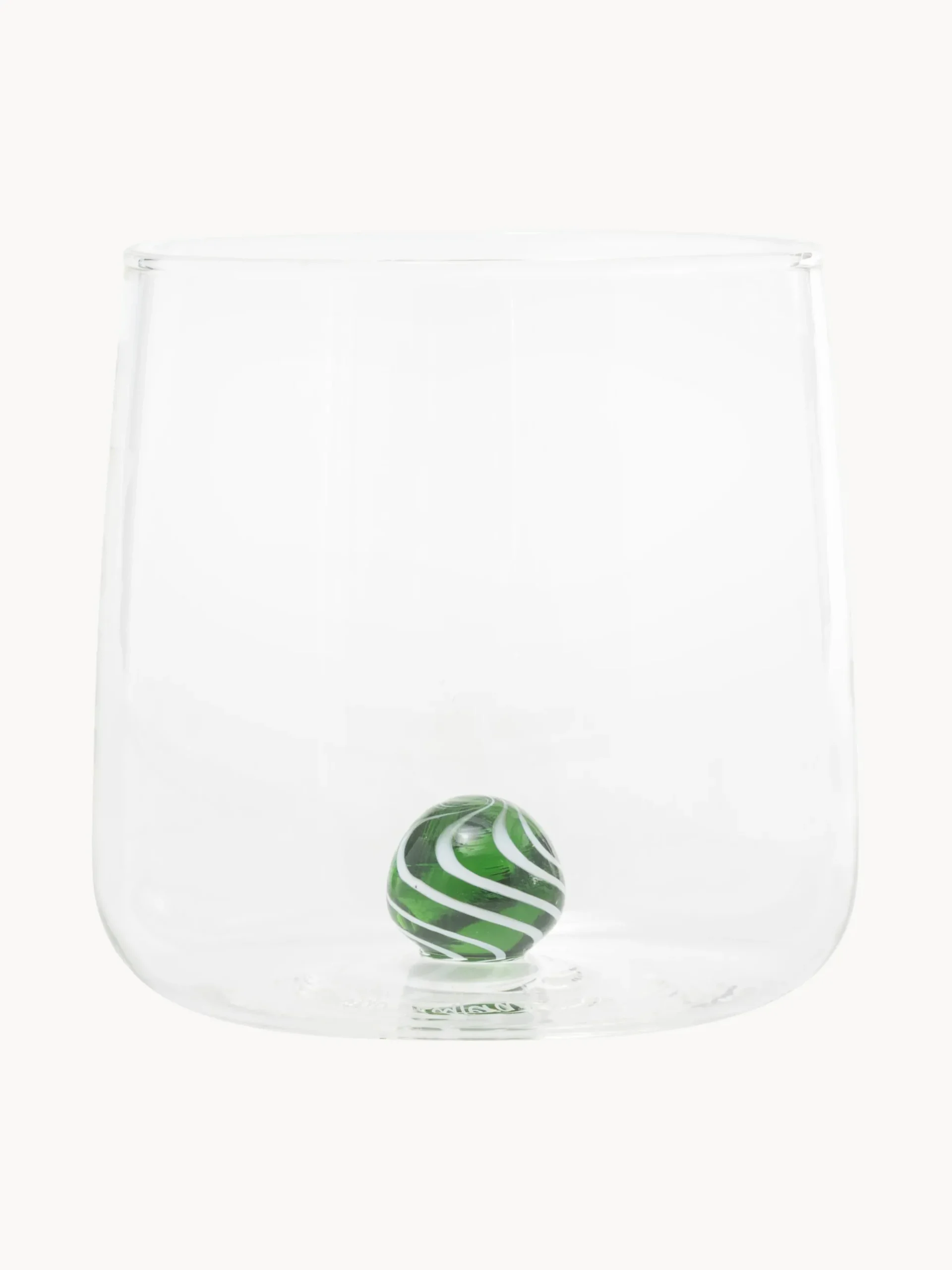 Set di 4 bicchieri in vetro soffiato Bilia Candy