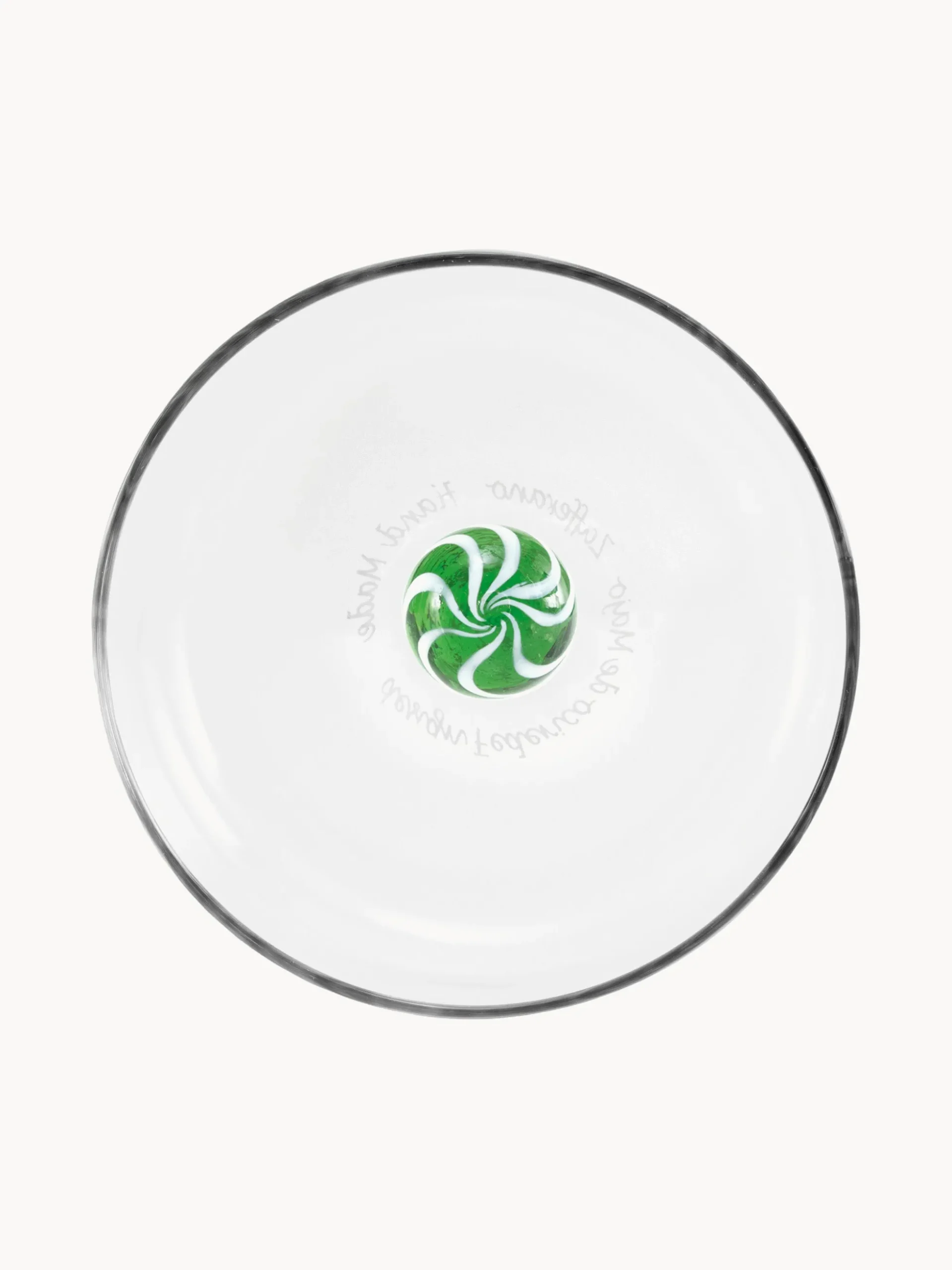 Set di 4 bicchieri in vetro soffiato Bilia Candy