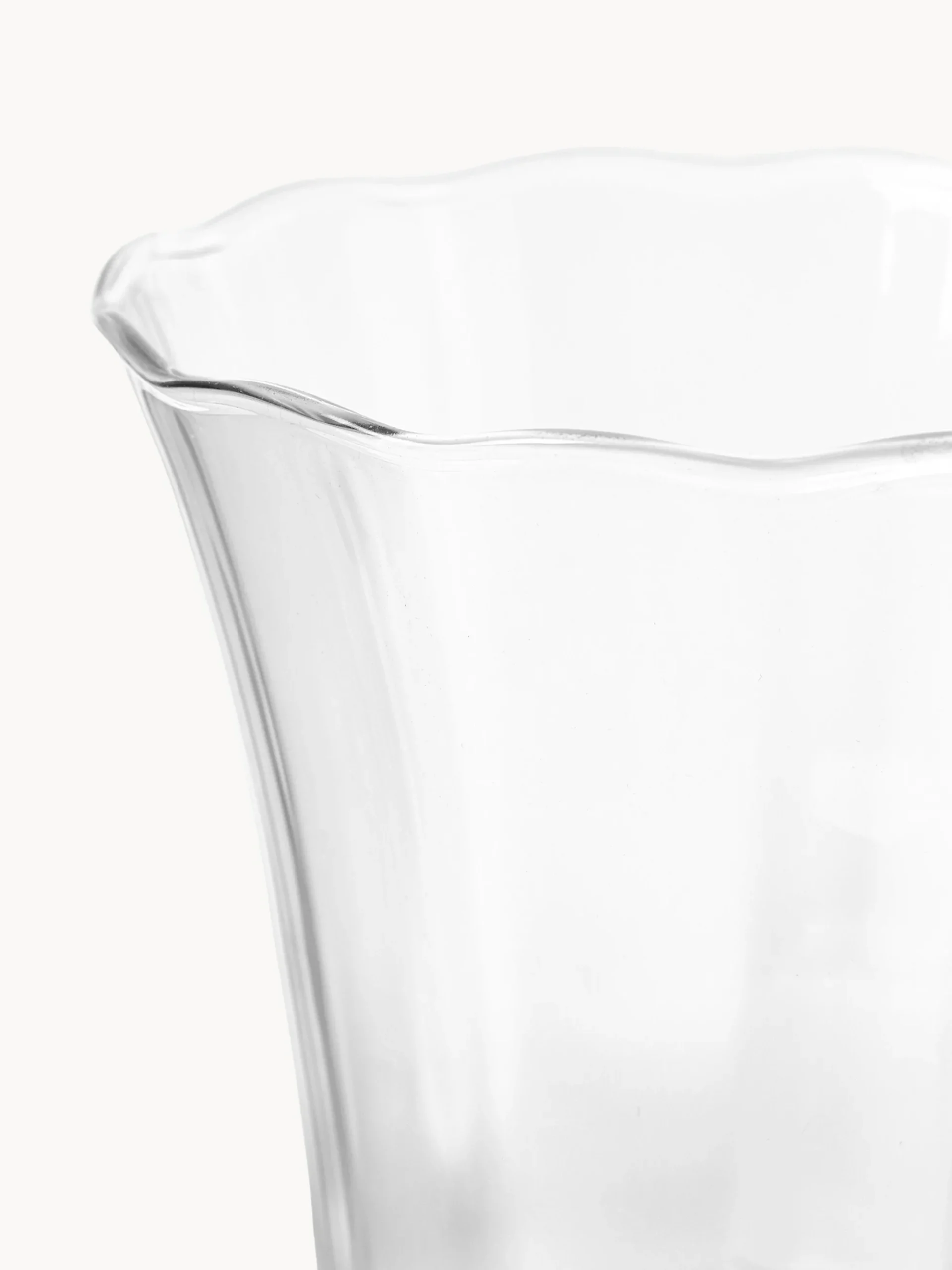 Set di 4 bicchieri in vetro soffiato Tulya
