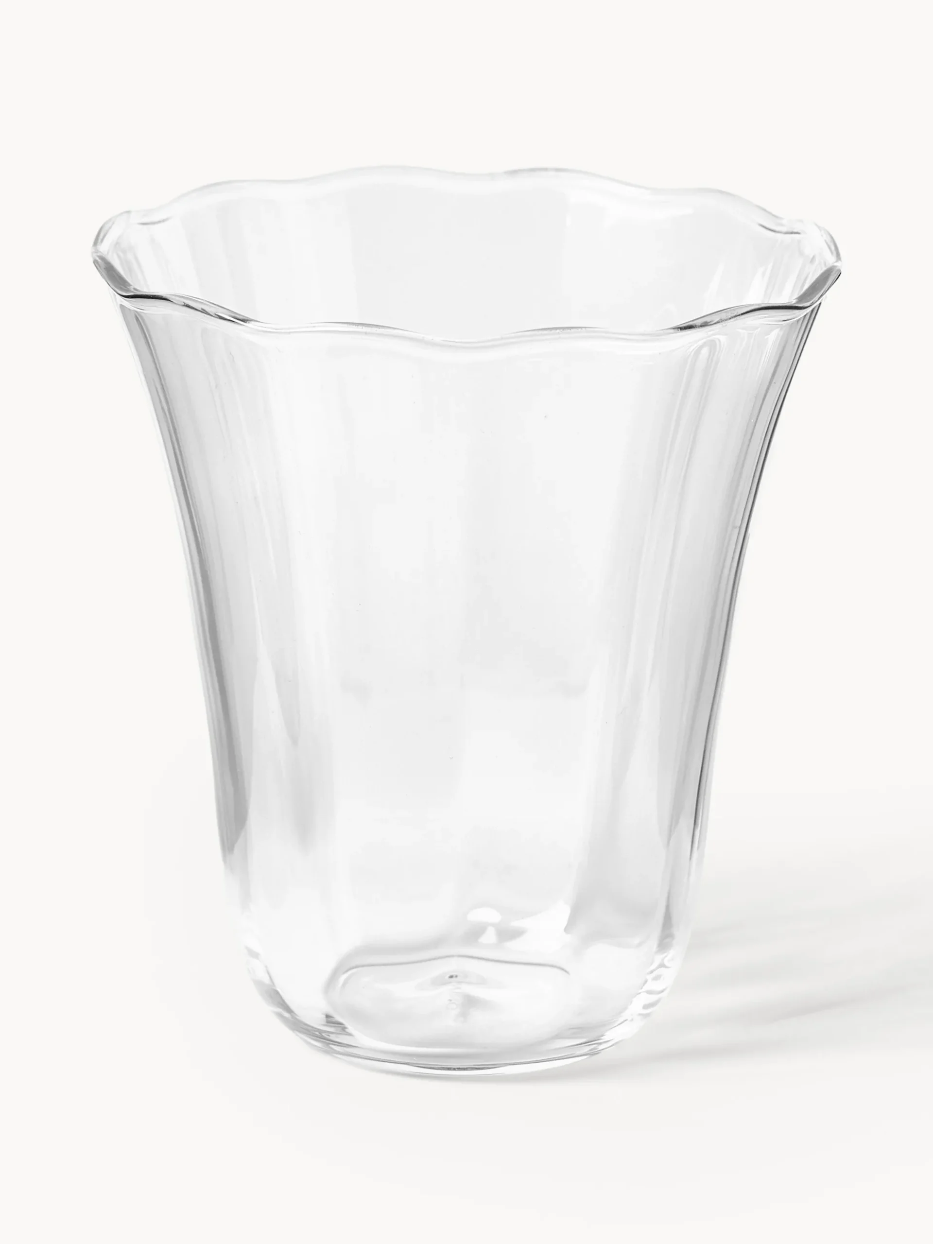 Set di 4 bicchieri in vetro soffiato Tulya