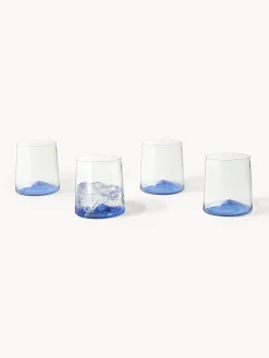 Set di 4 bicchieri in vetro soffiato borosilicato Hadley