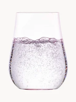 Set di 2 bicchieri in vetro soffiato Kolibri
