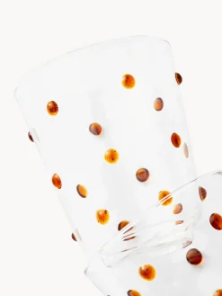 Set di 2 bicchieri in vetro borosilicato soffiato Nob