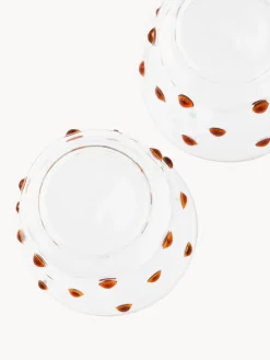 Set di 2 bicchieri in vetro borosilicato soffiato Nob