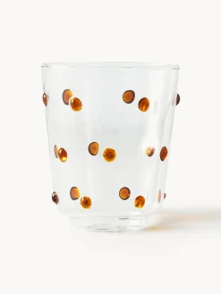 Set di 2 bicchieri in vetro borosilicato soffiato Nob