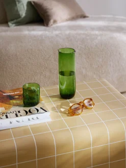 Set di 4 bicchieri in vetro soffiato con bolle d'aria Hippolyte