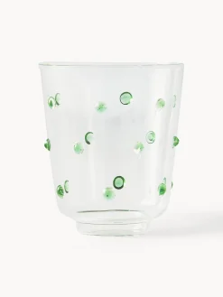 Set di 2 bicchieri in vetro borosilicato soffiato Nob