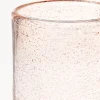 Set di 4 bicchieri in vetro soffiato con bolle d'aria Hippolyte
