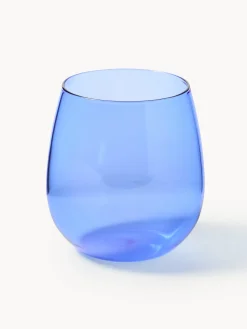 Set di 4 bicchieri in vetro soffiato Karisa